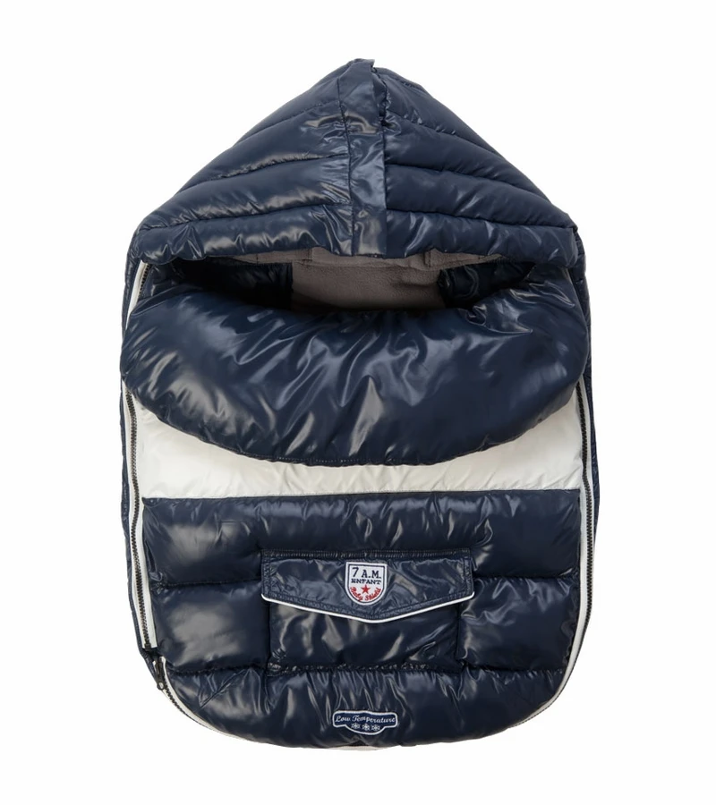 7 A.M. Enfant Baby Shield Footmuff, Large - Midnight Blue 1 7 A.M. Enfant Baby Shield Footmuff, Large - Midnight Blue