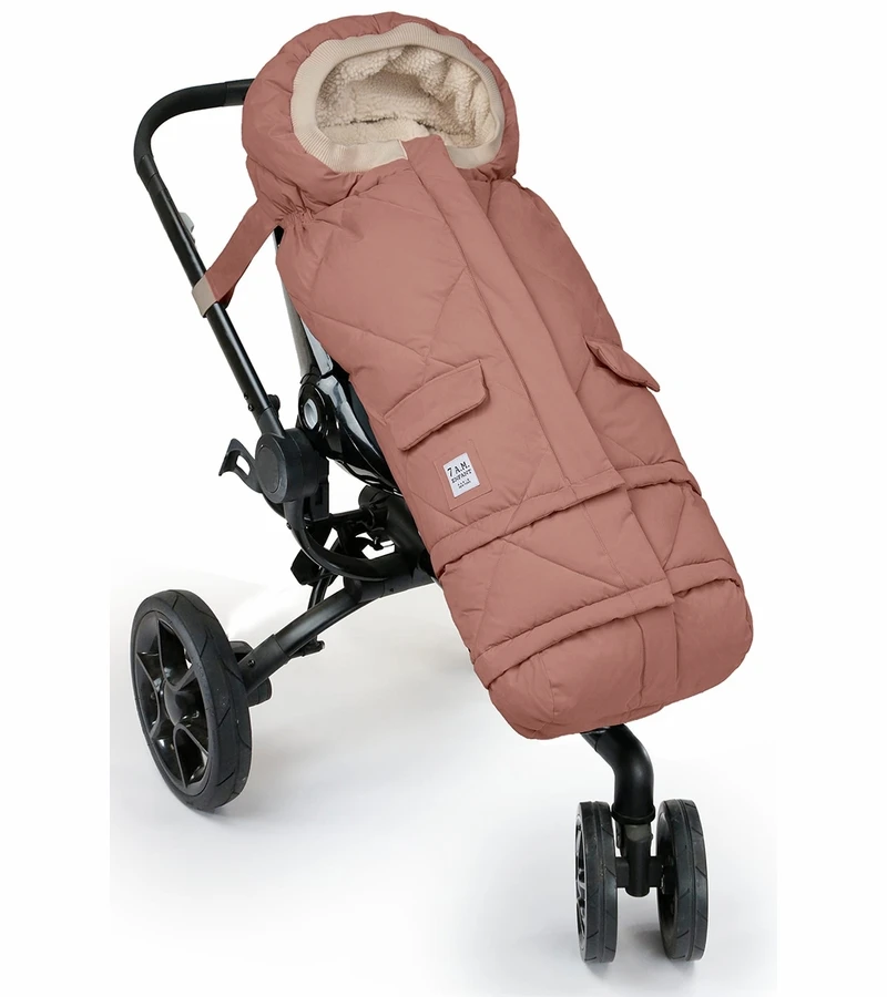 7 A.M. Enfant Blanket 212 Evolution Footmuff - Rose Dawn Quilted 4 7 A.M. Enfant Blanket 212 Evolution Footmuff - Rose Dawn Quilted - Image 4