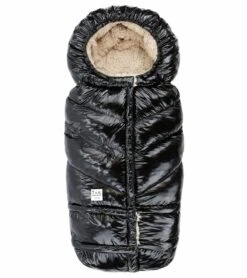 7 A.M. Enfant Blanket 212 Evolution Polar Footmuff - Black Polar