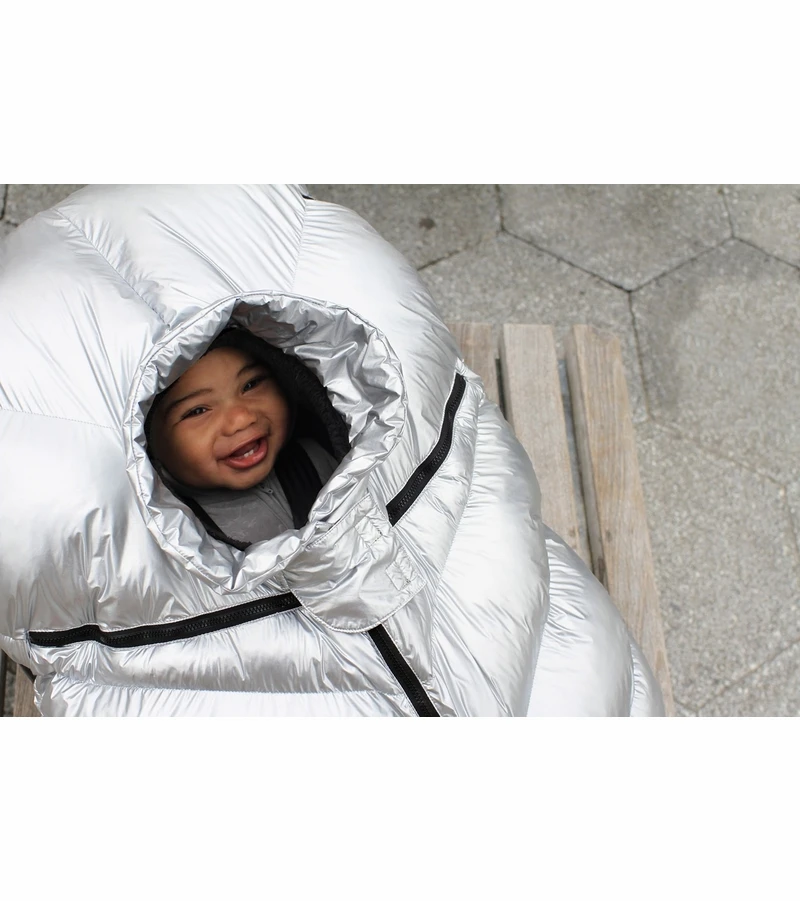 7 A.M. Enfant Cocoon Car Seat Cover - Glacier 4 7 A.M. Enfant Cocoon Car Seat Cover - Glacier - Image 4