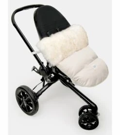 7 A.M. Enfant Plushpod Footmuff - Tundra Heather Beige / White Faux Fur (0-18m) -Britax || Little Unicorn || Graco Shop 7 a m enfant plushpod footmuff tundra heather beige white faux fur 0 18m 142