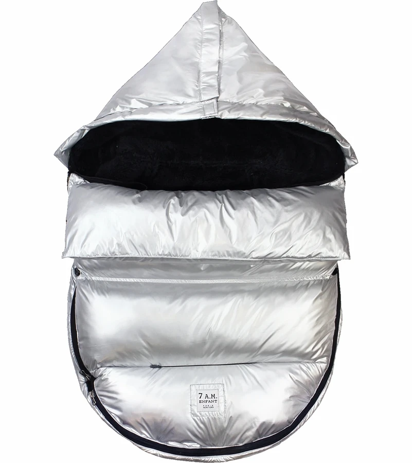 7 A.M. Enfant POD Footmuff, Medium/Large (18M-3T) - Glacier 1 7 A.M. Enfant POD Footmuff, Medium/Large (18M-3T) - Glacier