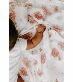 Aden + Anais Classic Swaddle Wraps, 4 Pack - Dahlias -Britax || Little Unicorn || Graco Shop aden anais classic swaddle wraps 4 pack dahlias 178