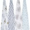 Aden + Anais Classic Swaddle Wraps, 4 Pack - Jungle