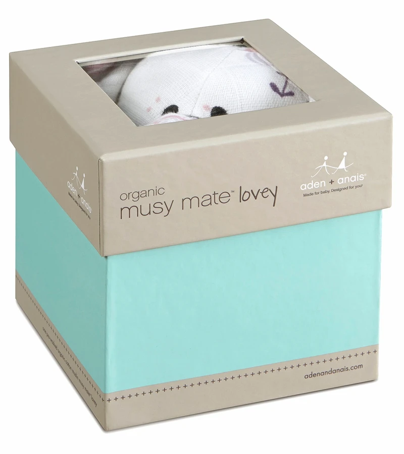 Aden + Anais Organic Musy Mates Lovey - Once Upon A Time 2 Aden + Anais Organic Musy Mates Lovey - Once Upon A Time - Image 2