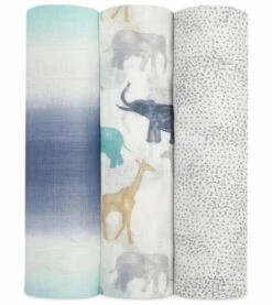 Aden + Anais Silky Soft Swaddle - 3 Pack - Expedition