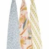 Aden + Anais Silky Soft Swaddles - 3-Pack - Marine Gardens