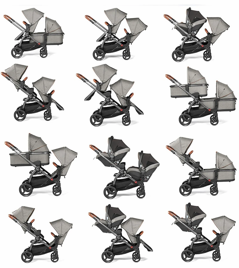 Agio By Peg Perego Z4 + Primo Viaggio 4-35 Nido Travel System - Black Pearl 7 Agio By Peg Perego Z4 + Primo Viaggio 4-35 Nido Travel System - Black Pearl - Image 7