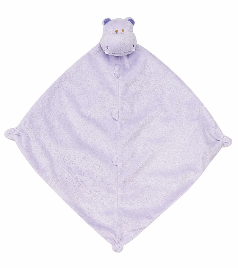 Angel Dear Blankie - Purple Hippo 1 Angel Dear Blankie - Purple Hippo