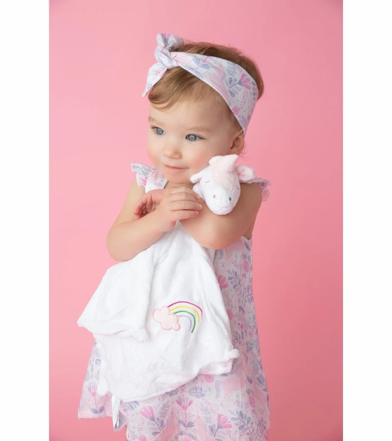 Angel Dear Blankie - White Unicorn 2 Angel Dear Blankie - White Unicorn - Image 2
