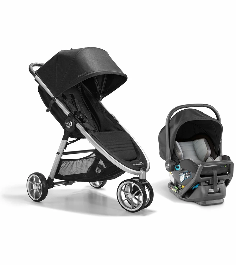 Baby Jogger City Mini 2 Travel System - Opulent Black 1 Baby Jogger City Mini 2 Travel System - Opulent Black
