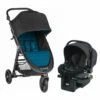Baby Jogger City Mini GT2 Single Stroller + City Go Infant Car Seat Travel System Bundle - Mystic/Charcoal