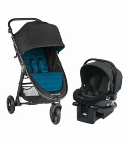 Baby Jogger City Mini GT2 Single Stroller + City Go Infant Car Seat Travel System Bundle - Mystic/Charcoal