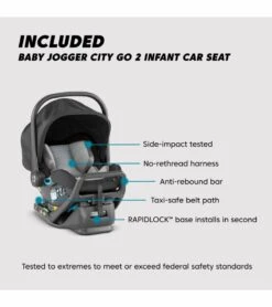 Baby Jogger City Mini GT2 Travel System - Opulent Black 9 Baby Jogger City Mini GT2 Travel System - Opulent Black -Britax || Little Unicorn || Graco Shop baby jogger city mini gt2 travel system opulent black 139