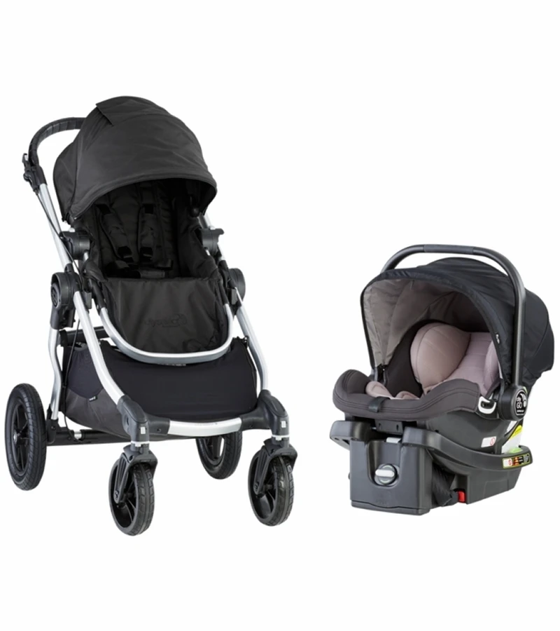 Baby Jogger City Select + City GO Travel System - Onyx 1 Baby Jogger City Select + City GO Travel System - Onyx