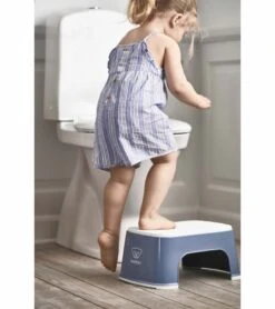 BabyBjorn Step Stool - Deep Blue/White -Britax || Little Unicorn || Graco Shop babybjorn step stool deep blue white 101
