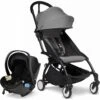 Babyzen YOYO2 6+ & Clek Liingo Travel System - Black / Grey