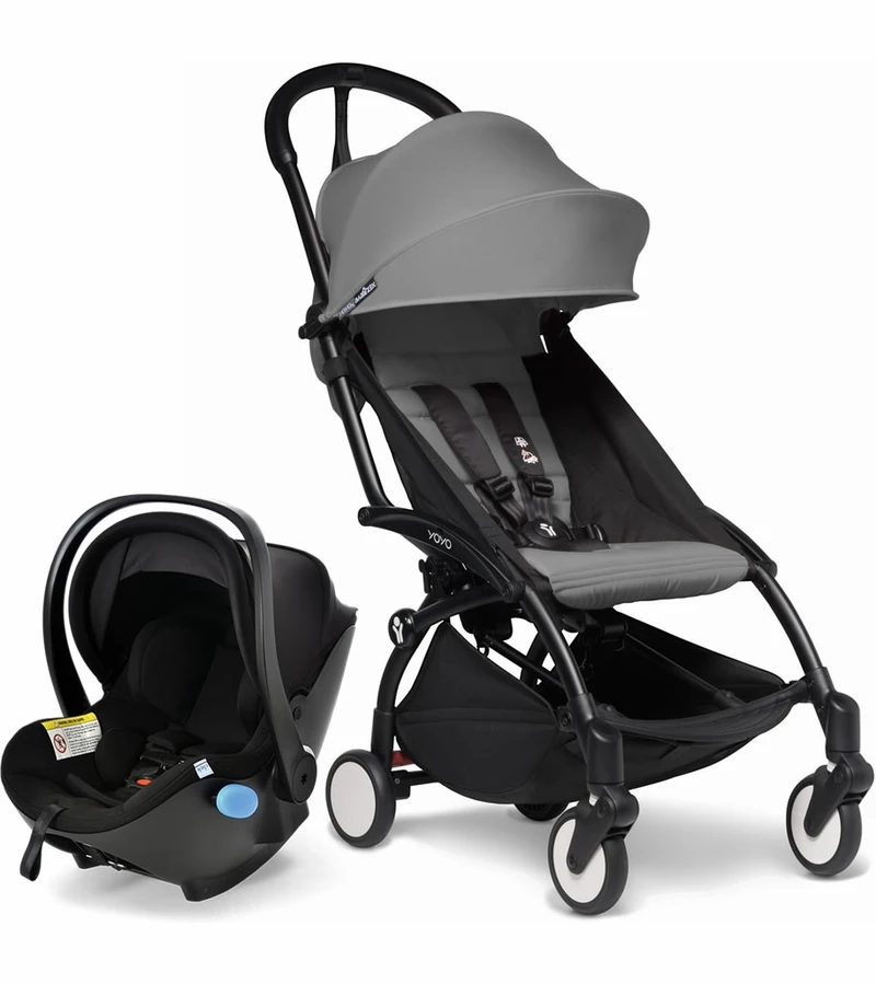 Babyzen YOYO2 6+ & Clek Liingo Travel System - Black / Grey 1 Babyzen YOYO2 6+ & Clek Liingo Travel System - Black / Grey