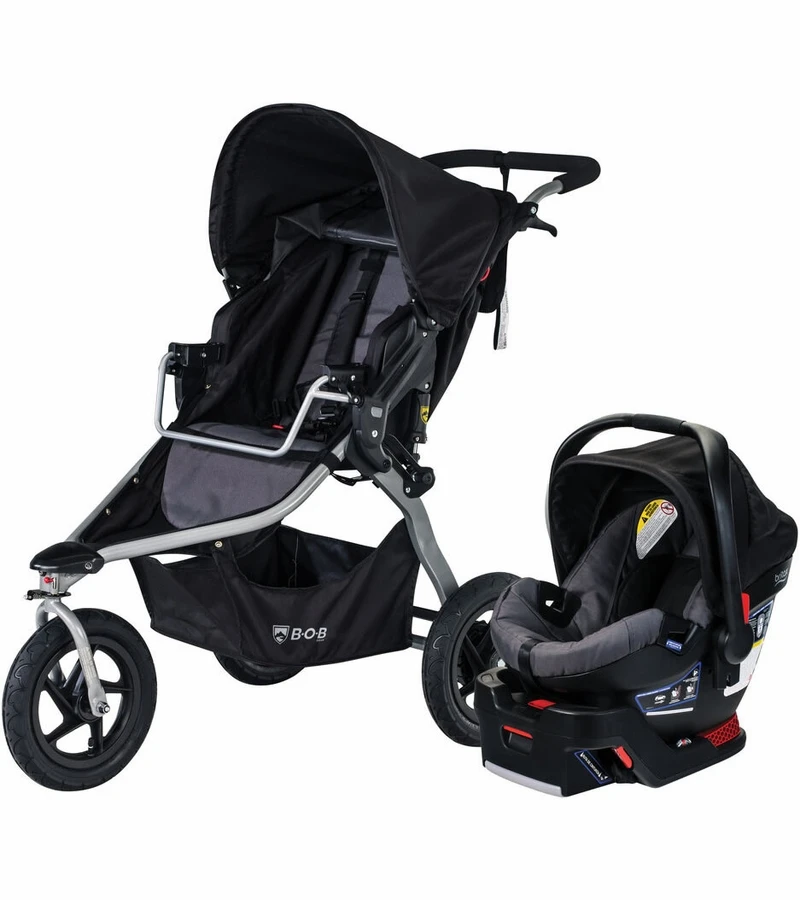 BOB 2020 Rambler Travel System - Black 1 BOB 2020 Rambler Travel System - Black