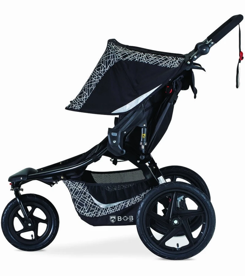 BOB Revolution Flex 3.0 Duallie Double Jogging Stroller + Britax Ultra Gen1 Infant Car Seat Travel System Bundle - Lunar Black/Midnight 3 BOB Revolution Flex 3.0 Duallie Double Jogging Stroller + Britax Ultra Gen1 Infant Car Seat Travel System Bundle - Lunar Black/Midnight - Image 3