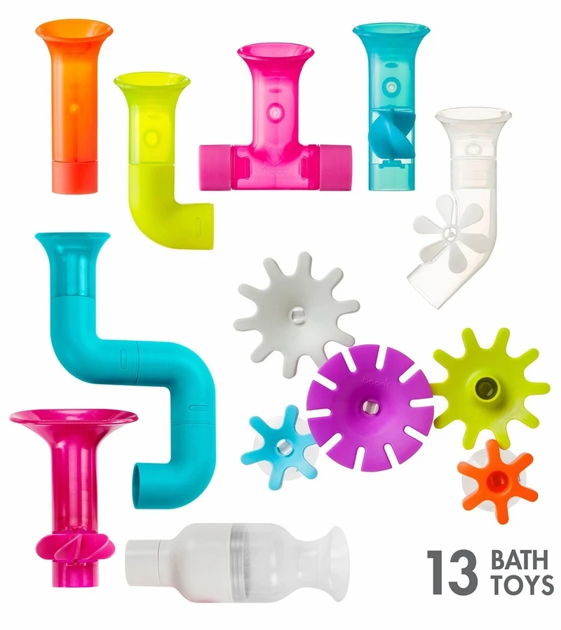Boon PIPES + TUBES + COGS Bath Toy Bundle 1 Boon PIPES + TUBES + COGS Bath Toy Bundle