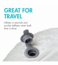 Boon PUFF+ Inflatable Baby Bather -Britax || Little Unicorn || Graco Shop boon puff inflatable baby bather 149