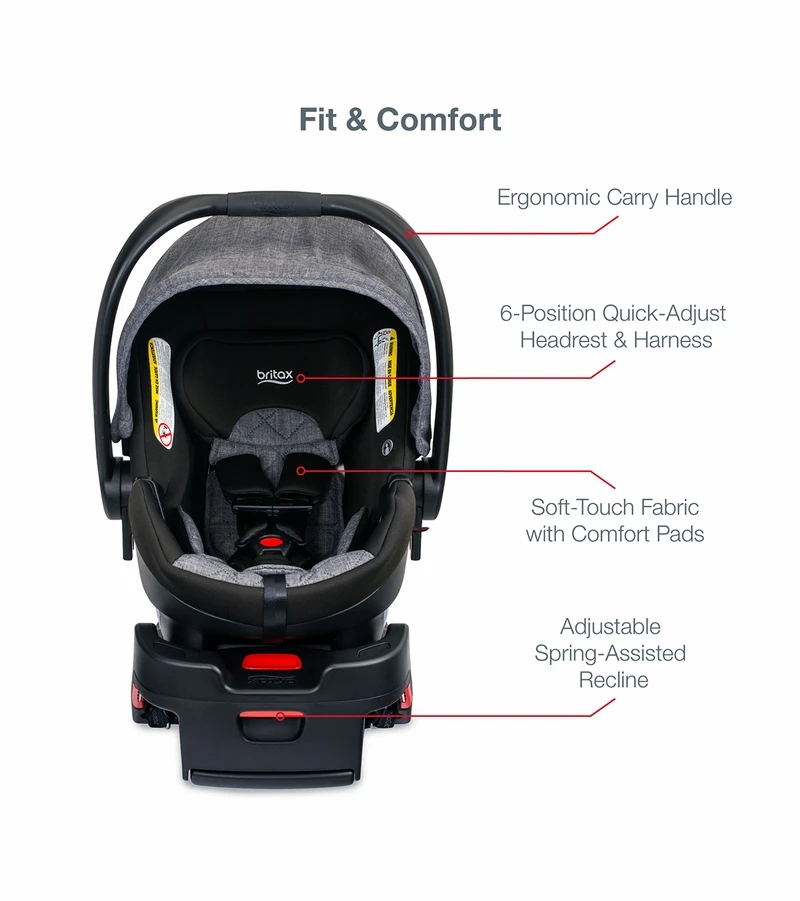 Britax B-Free & B-Safe Gen2 FlexFit Travel System - Vibe 6 Britax B-Free & B-Safe Gen2 FlexFit Travel System - Vibe - Image 6