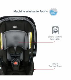 Britax B-Safe Gen2 Lightweight Infant Car Seat - Greystone (SafeWash) -Britax || Little Unicorn || Graco Shop britax b safe gen2 lightweight infant car seat greystone safewash 34