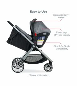 Britax B-Safe Gen2 Lightweight Infant Car Seat - Greystone (SafeWash) -Britax || Little Unicorn || Graco Shop britax b safe gen2 lightweight infant car seat greystone safewash 36