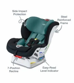 Britax Boulevard ClickTight Convertible Car Seat - Green Contour (SafeWash) -Britax || Little Unicorn || Graco Shop britax boulevard clicktight convertible car seat green contour safewash 158