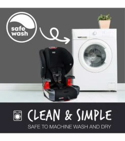 Britax Grow With You ClickTight Harness Booster Car Seat - Black Contour -Britax || Little Unicorn || Graco Shop britax grow with you clicktight harness booster car seat black contour 155