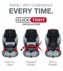 Britax Grow With You Clicktight Harness Booster Car Seat - Clean Comfort [New Version Of The Frontier] -Britax || Little Unicorn || Graco Shop britax grow with you clicktight harness booster car seat clean comfort new version of the frontier 46