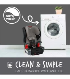 Britax Grow With You ClickTight Harness Booster Car Seat - Grey Contour -Britax || Little Unicorn || Graco Shop britax grow with you clicktight harness booster car seat grey contour 139