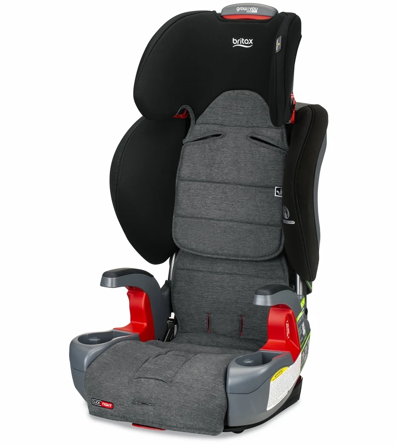 Britax Grow With You Clicktight Harness Booster Car Seat - StayClean Gray 5 Britax Grow With You Clicktight Harness Booster Car Seat - StayClean Gray - Image 5