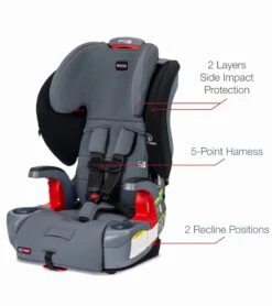 Britax Grow With You ClickTight Harness Booster Car Seat + Vehicle Seat Protector - Otto SafeWash (Albee Exclusive) -Britax || Little Unicorn || Graco Shop britax grow with you clicktight harness booster car seat vehicle seat protector otto safewash albee exclusive 53