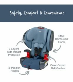 Britax Grow With You ClickTight Plus Harness Booster Car Seat - Blue Ombre 9 Britax Grow With You ClickTight Plus Harness Booster Car Seat - Blue Ombre -Britax || Little Unicorn || Graco Shop britax grow with you clicktight plus harness booster car seat blue ombre 77