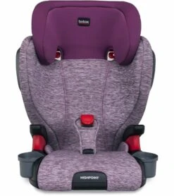 Britax Highpoint High Back Belt Positioning Booster Car Seat - Mulberry