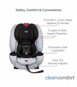 Britax One4Life ClickTight All-in-One Car Seat - Clean Comfort -Britax || Little Unicorn || Graco Shop britax one4life clicktight all in one car seat clean comfort 149