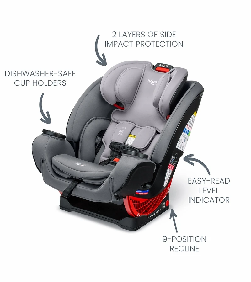 Britax One4Life ClickTight All-in-One Car Seat - Glacier Graphite 3 Britax One4Life ClickTight All-in-One Car Seat - Glacier Graphite - Image 3