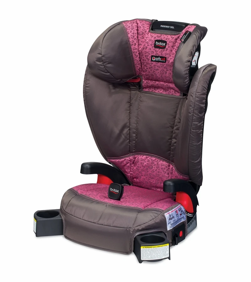 Britax Parkway SGL G1.1 Belt Positioning Booster Car Seat - Cub Pink 2 Britax Parkway SGL G1.1 Belt Positioning Booster Car Seat - Cub Pink - Image 2