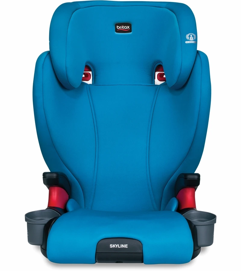 Britax Skyline 2-Stage High Back Belt Positioning Booster Car Seat - Highback And Backless - 2 Layer Impact Protection - 40 To 120 Pounds - Teal 2 Britax Skyline 2-Stage High Back Belt Positioning Booster Car Seat - Highback And Backless - 2 Layer Impact Protection - 40 To 120 Pounds - Teal - Image 2