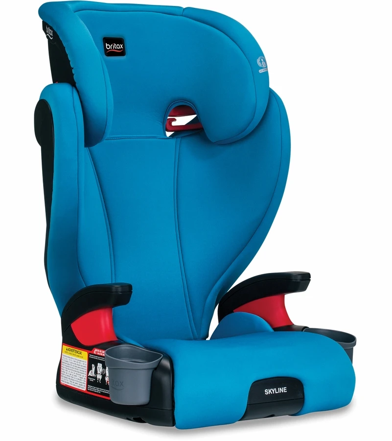 Britax Skyline 2-Stage High Back Belt Positioning Booster Car Seat - Highback And Backless - 2 Layer Impact Protection - 40 To 120 Pounds - Teal 4 Britax Skyline 2-Stage High Back Belt Positioning Booster Car Seat - Highback And Backless - 2 Layer Impact Protection - 40 To 120 Pounds - Teal - Image 4