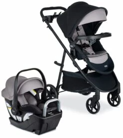 Britax Willow Brook S+ Travel System With Alpine Anti-Rebound Base - Graphite Onyx