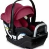 Britax Willow S Infant Car Seat With Alpine Anti-Rebound Base - Ruby Onyx