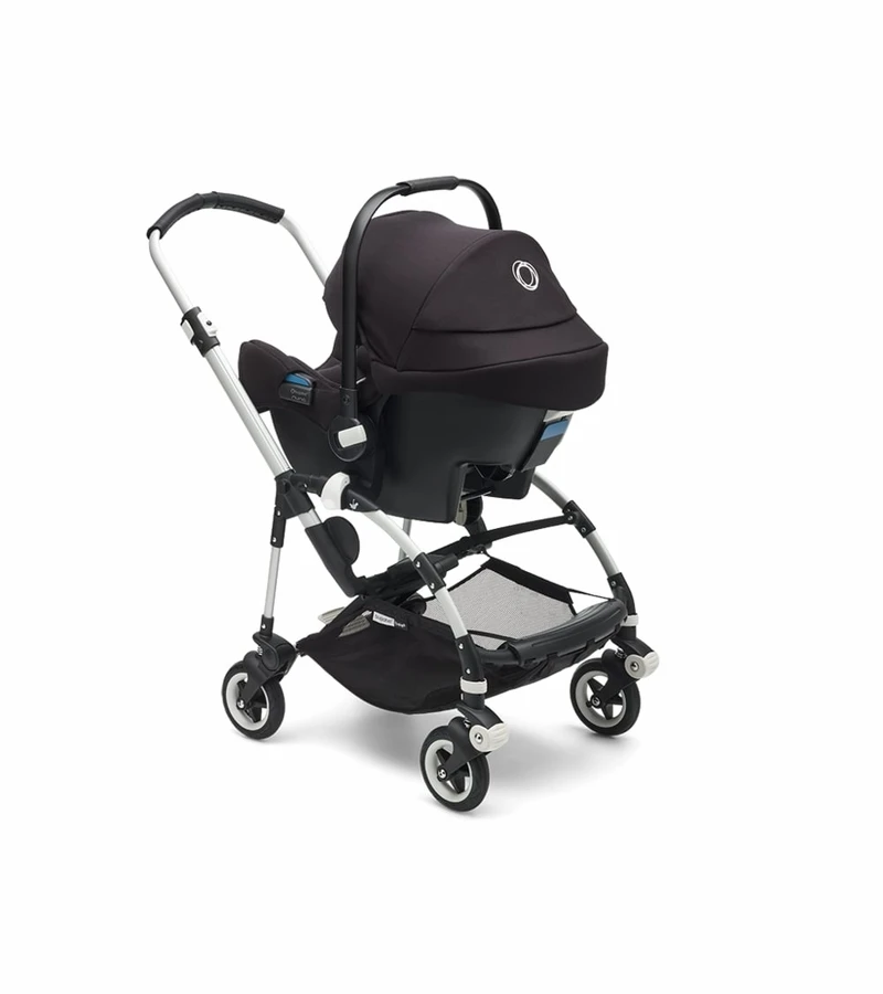 Bugaboo Bee6 + Turtle One Travel System - Aluminum/Grey/Grey Melange/Black 3 Bugaboo Bee6 + Turtle One Travel System - Aluminum/Grey/Grey Melange/Black - Image 3