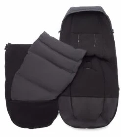 Bugaboo Performance Winter Footmuff - Midnight Black -Britax || Little Unicorn || Graco Shop bugaboo performance winter footmuff midnight black 143