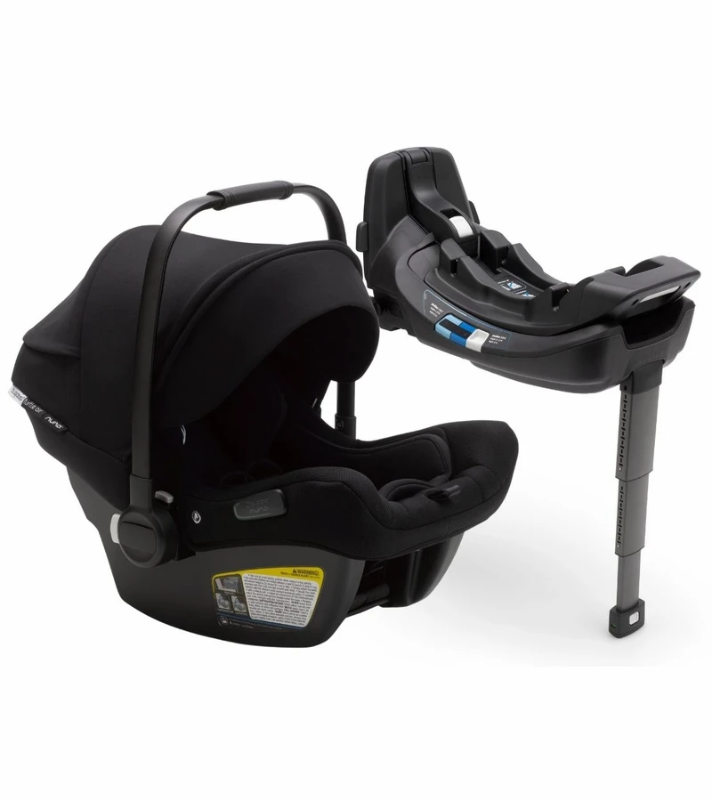 Bugaboo Turtle Air By Nuna Lightweight Infant Car Seat + RELX Base Load Leg - Black 1 Bugaboo Turtle Air By Nuna Lightweight Infant Car Seat + RELX Base Load Leg - Black
