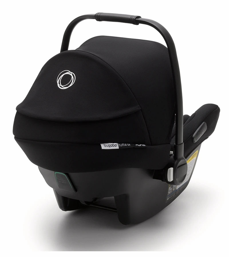 Bugaboo Turtle Air By Nuna Lightweight Infant Car Seat + RELX Base Load Leg - Black 5 Bugaboo Turtle Air By Nuna Lightweight Infant Car Seat + RELX Base Load Leg - Black - Image 5