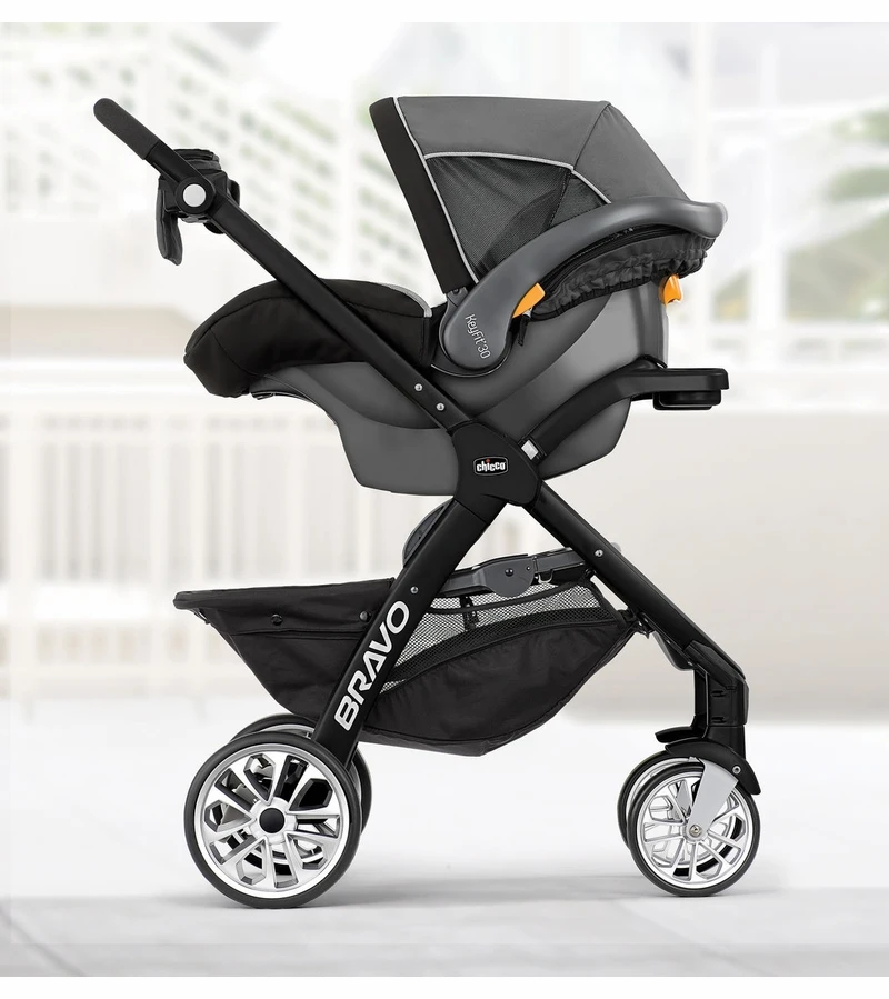 Chicco Bravo LE Trio Travel System - Silhouette 7 Chicco Bravo LE Trio Travel System - Silhouette - Image 7