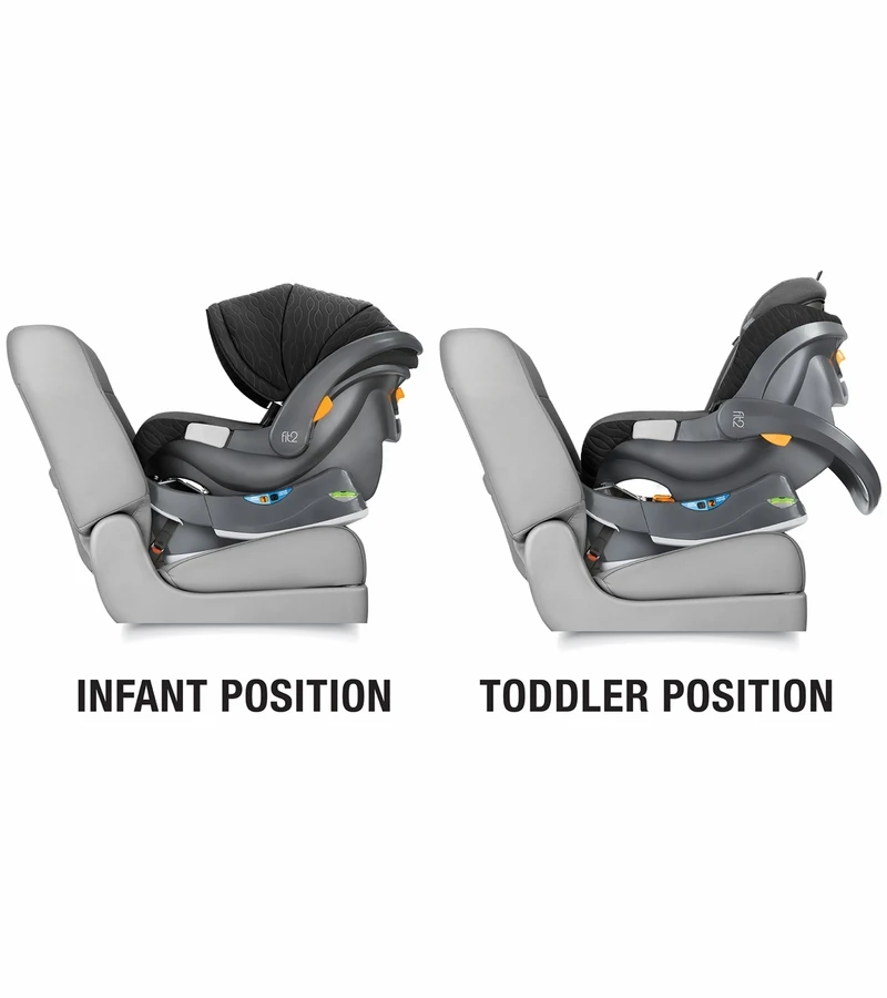 Chicco Fit2 Rear-Facing Infant & Toddler Car Seat With Anti-Rebound Bar - Tempo 2 Chicco Fit2 Rear-Facing Infant & Toddler Car Seat With Anti-Rebound Bar - Tempo - Image 2